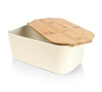 BREAD BOX WITH BAMBOO BOARD CREAM 259303