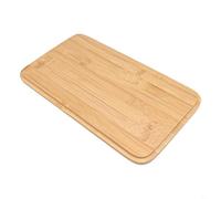 Bread Box with Wooden Cutting Board Lid for Kitchen Countertop - Metal Bread Storage Container with Ventilation Holes for Freshness, 13x7.3(Black)