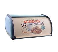 Bread Boxes with Stainless Steel Metal Home Storage Bin for Kitchen Counter Extra Large Bread Bin with Roll Up Easy Storage Bread Box 13.589.065.71 in