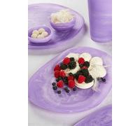 Bread + Butter Organic Resin Large Oblong Platter - Purple Bread + Butter Purple