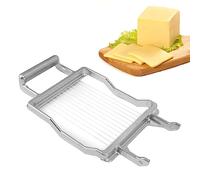 Bread Cheese Blade Handheld Cheese Blade with Stainless Steel Wires for Slicing Pork Luncheon Meat Bananas Fruits Cucumbers (10mm)