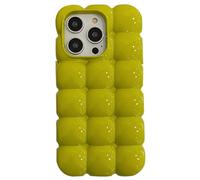 Bread Chocolate Block Phone Case For iPhone 14 13 12 15 Pro Max 11 Glossy Protective Cover,green,For iPhone 15 Pro Max