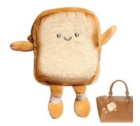 Bread Coin Bag - 5.51x5.12inches Toast Bread Purse coinss Bag, Creative Mini Pouch, Small Coin Card Holder Earbuds Storage Pouch | Functional Wallet for Change Keys Earphone Travel Everyday Use
