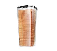 Bread Container - Bread Container | Box for Hermetic Transparent Paes with Lid | Portapane | Panes Holder for Sandwich for Homemade Panee, High Container for ILS Panee