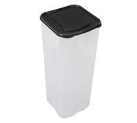 Bread Container, Plastic Bread Storage Box Saver Container Air Tight Box Storage for Loaf (Black)