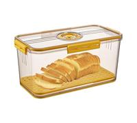 Bread Container - Time Recording, Bread Storage Container | Bread Holder Bin, Airtight Loaf Bread Saver Bread Keeper Box With Air Valve For Homemade Bread
