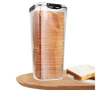 Bread Container -Transparent Bread Saver with Airtight Lid,Tall Bread Saver for Kitchen Home, Bread Storage for Homemade Sandwich Loaf, Sliced Breads