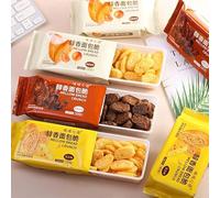 Bread Crunches, Dark chocolate Cheese Crunches, Healthy breakfast,Fast food, meal replacement food, Office pastries, crispy bread, casual snacks,potato chips (Mixed taste,5bags)