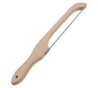 Bread Cutter for Cutting, Wooden Bread Bow Cutter, Serrated Bread Cutter, Slicer Saw, Stainless Steel Fiddle Bow Cutting Tool, Baking Tools for Simultaneous Cutting, Bakery Supplies