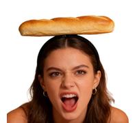 Bread Design Headband - Cute Simulation Bread Sandwich Comfortable Hairband, Party Cosplay Makeup Headband | Realistic Food Accessory, PVC Sponge Funny Prop for Carnival