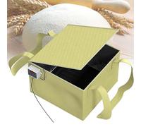 Bread Dough Proofer, Folding Proofing Box with 50~110°C Temperature Control, 96h Timer, 0.1°C Accuracy, Aluminum Film & Pearl Cotton Inner Layer for Pizza, Dough, Baking
