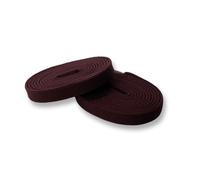 Bread Elastic Shoelaces - Tie Once, Slip On Convenience - Premium Stretch Laces for Boots, Running Shoes, and Everyday Wear, Rich Brown, 27"