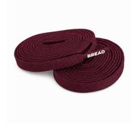 Bread Elastic Shoelaces - Tie Once, Slip On Convenience - Premium Stretch Laces for Boots, Running Shoes, and Everyday Wear, Ron Maroon, 45"