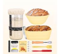 Bread Fermentation Basket, Sourdough Proofing Basket & Bread Baking Tool for Home Kitchen