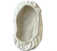 Bread Fermentation Basket with Cotton Sack Liner and Cloth Cover for Dough Rising Home Baking Round and Oval Shapes Natural Cotton and Linen Materials (25 * 15 * 8cmcm)