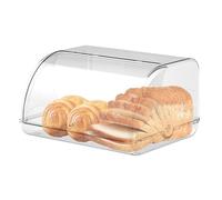 Bread Keeper with Lid - Airtight Bread Storage Container, Durable, BPA Free | Plastic Bread Box with Lid for Kitchen Countertop, Keeps Bread Fresher Longer, Perfect for Homemade or Store Bought Bread
