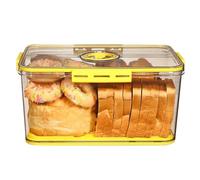 Bread Kitchen Bins for Homemade Bread, Bagel, Cookies, Bakery Loaf, Fruit, Vegetables, Airtight Storage, Corner Large Bin