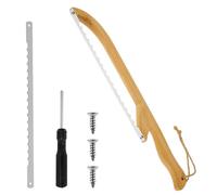 Bread Knife for Homemade Bread Incisive Bread Knives Serrated Edge Stainless Steel Sourdough Bread Slicer Bread Bow Knife Bread Saw Slicer for Cutting Crusty Bread, Pastry, Cake & Hard-Shelled Fruit