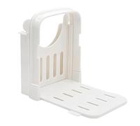 Bread Loaf Slicer - ABS, Read Cutter Foldable Design | Anti-Slip Manual Cutting Guide for Even and Precise Slices, Sandwich Slicer Tool for Toast, Bagels, Cheese, Ham, Vegetables, Home Kitchen