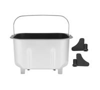 Bread Machine Baking Bucket - Anti Stick Stainless Steel Inner Pan with Double Mixing Paddles - Replacement Bread Maker Pan for Home & Commercial Bakery Use