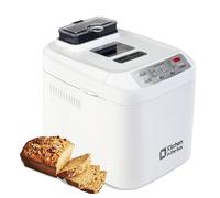 Bread Maker, Kitchen in the box 12-IN-1 Programmes Breadmakers, Gluten-Free Setting, Auto Fruit Nut Dispenser & Removable Nonstick Pan, 2 Loaf Sizes(2lb), 13H Delay Timer & 1H Keep Warm(White)