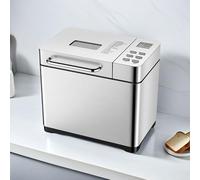 Bread Maker Machine, 17-in-1 Features, 2LB Capacity with Stainless Steel Design, Digital Touch Panel, Nonstick Pan, 15-Hour Timer, 1-Hour Keep Warm Function