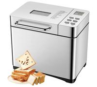 Bread Maker Machine, 19-in-1 Fully Automatic Bread Making Machine with Non-Stick Pan, 3 Loaf Sizes, 650W, LCD Touch Panel