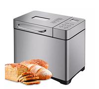 Bread Maker with Auto Fruit and Nut Dispenser, Stainless Steel, 1kg Capacity, 650W, 17 Programs, 15-Hour Timer