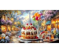 Bread_milk_and-fresh-fruits-on-a-rustic-table 1000 Piece Adult Jigsaws Fun Present & Activity for Home Educational Game Challenge Challenging Puzzles for Women, Gifts for Men 38x26/1000pcs