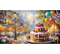 Bread_milk_and-fresh-fruits-on-a-rustic-table Recycled Paper Adult Jigsaws 1000 Pieces Fun and Challenging Family Game Educational Games for Adults and Kids Age 12 Years Up 70x50/1000pcs