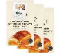 Bread Mix Bundle for Wrights Baking Cheddar Cheese & Sundried Tomato Bread Mix 500g 3 Pack + Brightdale Kitchen Booklet