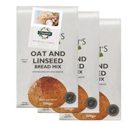 Bread Mix Bundle for Wrights Baking Oat & Linseed Bread Mix 500g 3 Pack + Brightdale Kitchen Booklet
