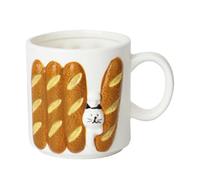 Bread Mug, Coffee and Bread Cup,Ceramic Drinking Mugs | Multifunctional Coffee Mugs, Ceramic Tea Cups for Drinking, Beer Cups for Water