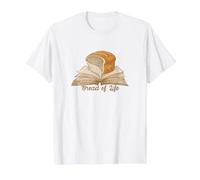 Bread of Life Value Graphic T-Shirt, Men, White, L