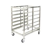 Bread Pan Rack, Rolling Baking Rack for Commercial and Home Cooking, Heavy-Duty Stainless Steel Baker's Rack, Portable and Durable Bakery Equipment