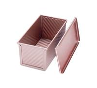 Bread Pan with Lid - Bread Toast Mold with Cover, Mini Pullman Loaf Tin with Lid, Heat Resistant Reusable Toast Box, Cake Mold for Homemade Desserts Cooking Roasting Bakery Picnic Camp