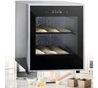 Bread Proofer Box with Temperature Control, 20°C-50°C, Humidity 60%-90%, 2 Racks & 1 Water Tray for Proofing Dough, Sourdough, Yogurt, Natto