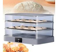 Bread Proofer Dough Proofing Box - 40L, Temperature 20-45°C, Humidity 85%, Transparent View, Timer 1min-24hrs, Touch Control, Stackable for Sourdough & Yeast Breads