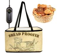 Bread Proofer, NAVESO Bread Proofing Box with Heater, Versatile Electric Dough Proofer with NTC Sensor Temperature & Timer Control, Proofing Box for Making Sourdough, Breads, Pizza, Yogurt