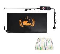 Bread Proofer Warming Mat, Adjustable Temperature Dough Starter Mat, 53X25 CM Sourdough Proofer Starter Warmer for Perfect Bread Making, with 14'' Heat Preservation Cover Foldable