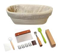 Bread Proofing Basket, Banneton Basket Sourdough Proofing Baskets, Proofing Bowls with Liners for Professional and Home Bakers(9 inch,Round)