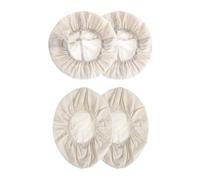 Bread Proofing Basket Set - 4 Piece Dough Liners, Round Oval baneton Covers, Reusable Cotton Cloth Inserts | Sourdough Baking Accessories For Home Artisan Bread