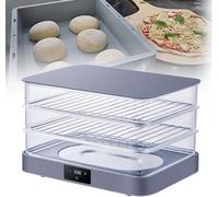 Bread Proofing Box 40L, Dough Proofer with Adjustable Temperature, Timing, Humidity Control for Even Fermentation, Perfect for Baking Pizza and Yogurt