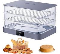 Bread Proofing Box 40L Electric Dough Proofer Machine Fermentation Cabinet with Temperature Control (20-45°C) & Automatic Humidity for Pizza Yogurt and Handmade Soap