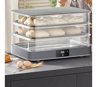 Bread Proofing Box 40L, Electric Dough Proofer with 20-45°C Temp Control, 1min-24h Timer, Automatic Humidity for Even Fermentation at Home