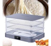 Bread Proofing Box, Electric Dough Proofer with Adjustable 20~45°C Temperature, 1min-24h Timing and Automatic Humidity Control for Home Baking