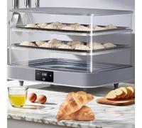 Bread Proofing Box for Sourdough Starter - 40L with Temperature Control (20-45°C), 85% Humidity, Electronic Touch Control, 1min-24hrs Timer, Stackable Transparent Design