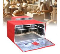 Bread Proofing Box, Pizza Proofing Box with Lid, Dual Window, 1-24 Hours Timing, Removable Stand, Dough Proofer for Bread, Yogurt, Rice Wine, Reusable Sourdough Bread Making Tools