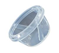 Bread Pump - 2.2 Inch Suction Bowl for Convenient Milk Collection, Hands Free Pumps with Soft Silicone Cups, Care Aid for Home, Work, Travel, Hospital, Clear, Portable Storage