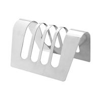 Bread Rack 4 - Functional Sleek Elegant Compact Stylish Portable Or 6 Slots Stainless, Versatile, Premium, Steel Toast, Food, Cooling Racks Rectangle Non Stick | Air Fryer Modern